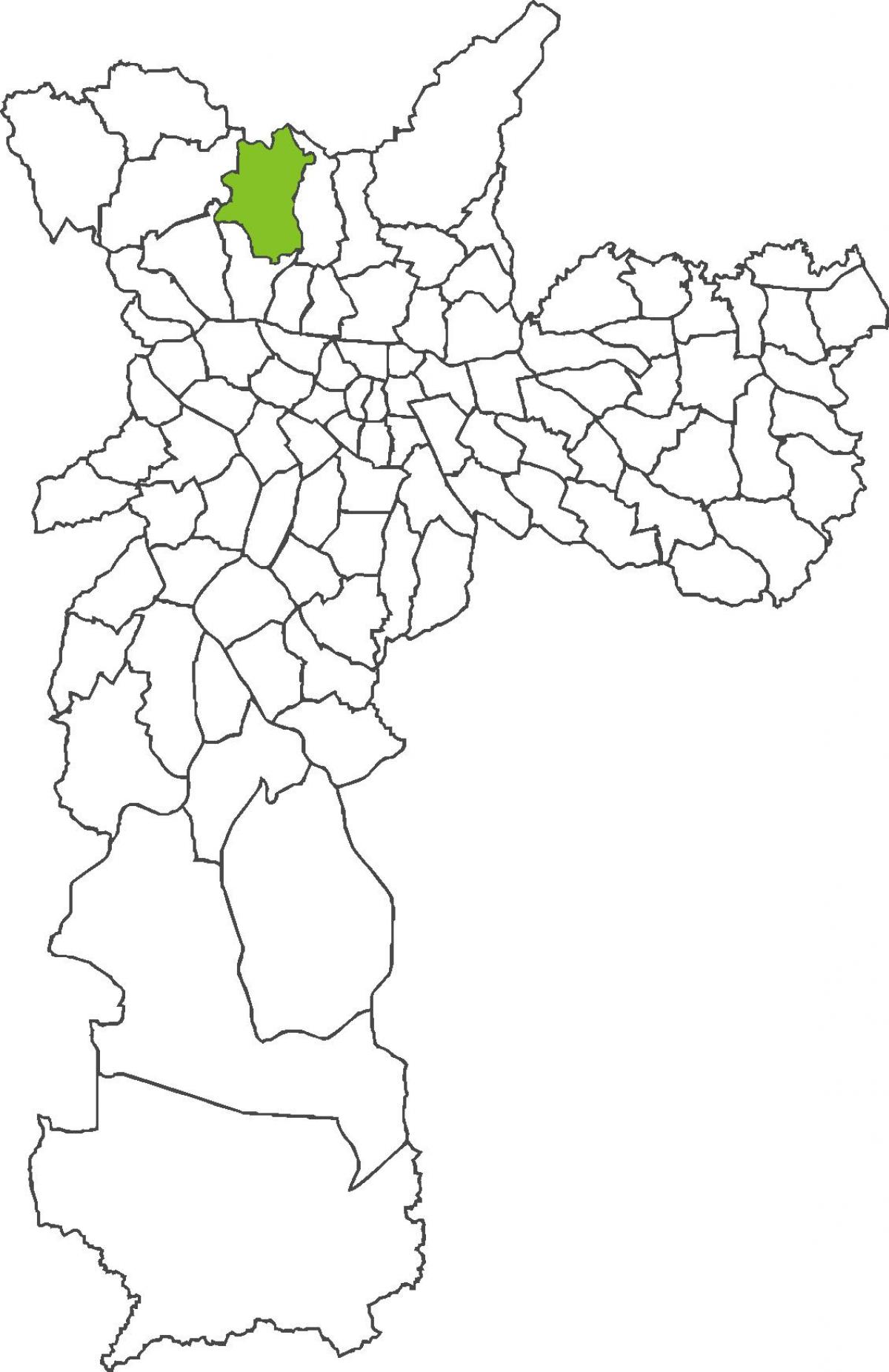 Карта Brasilândia раён