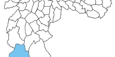 Карта раён Parelheiros