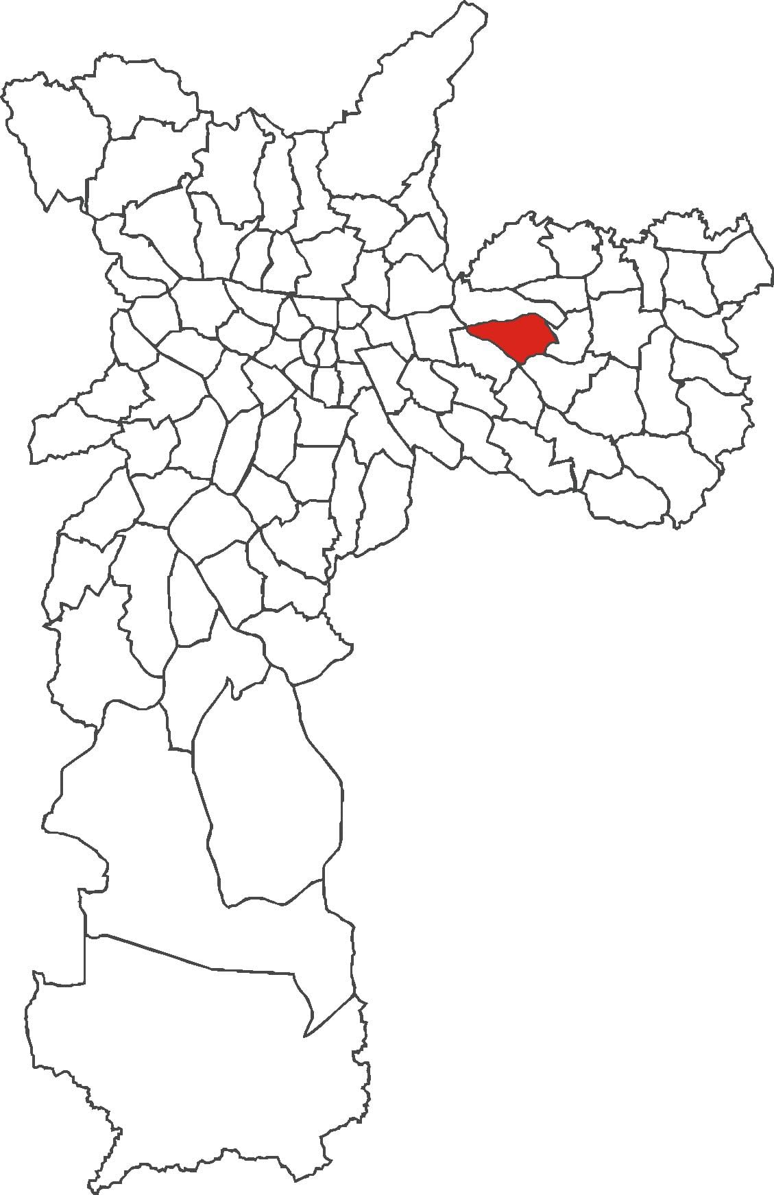 Карта раён Віла Мацільда
