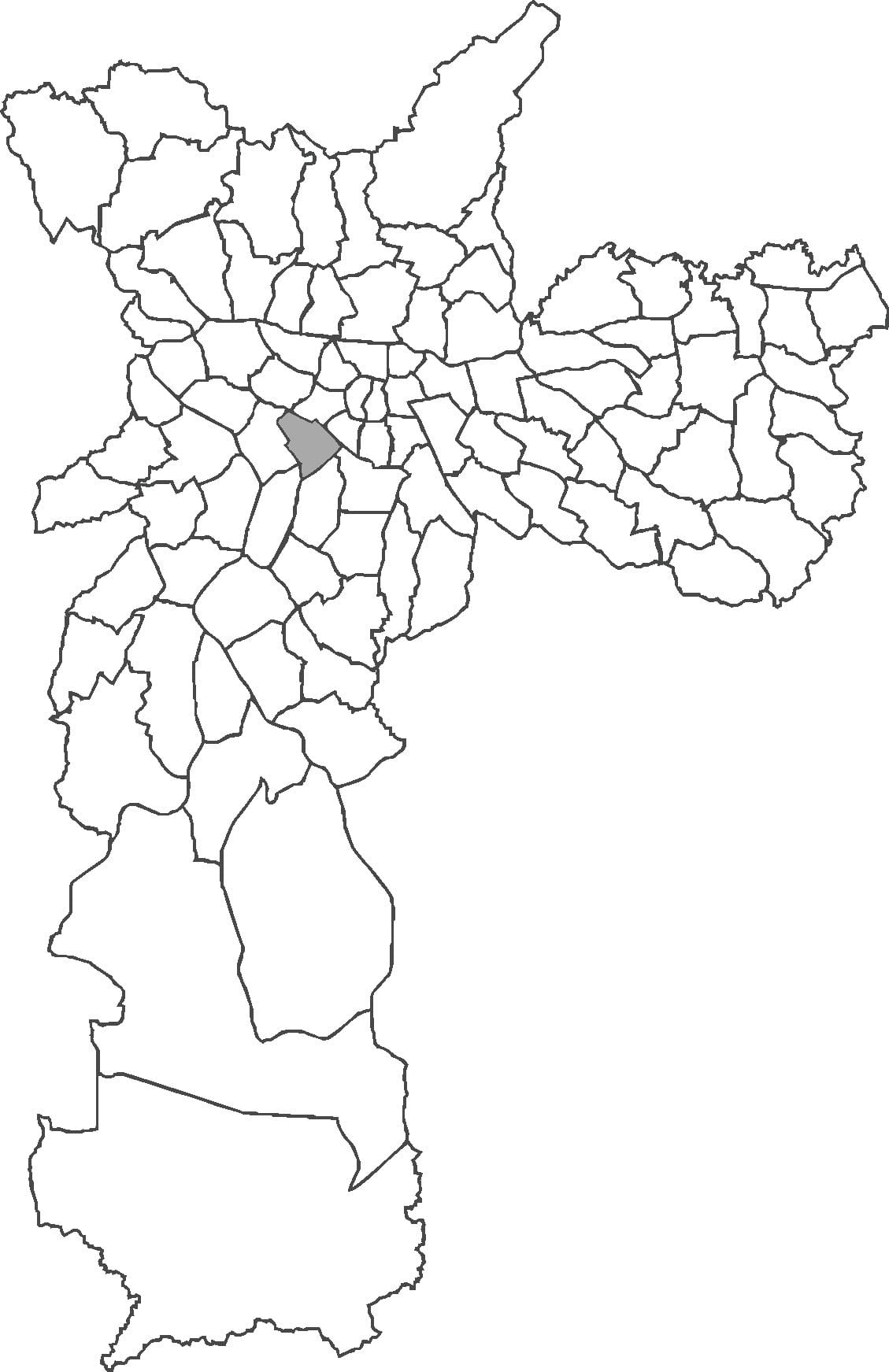 Карта Жардим Паулиста раён