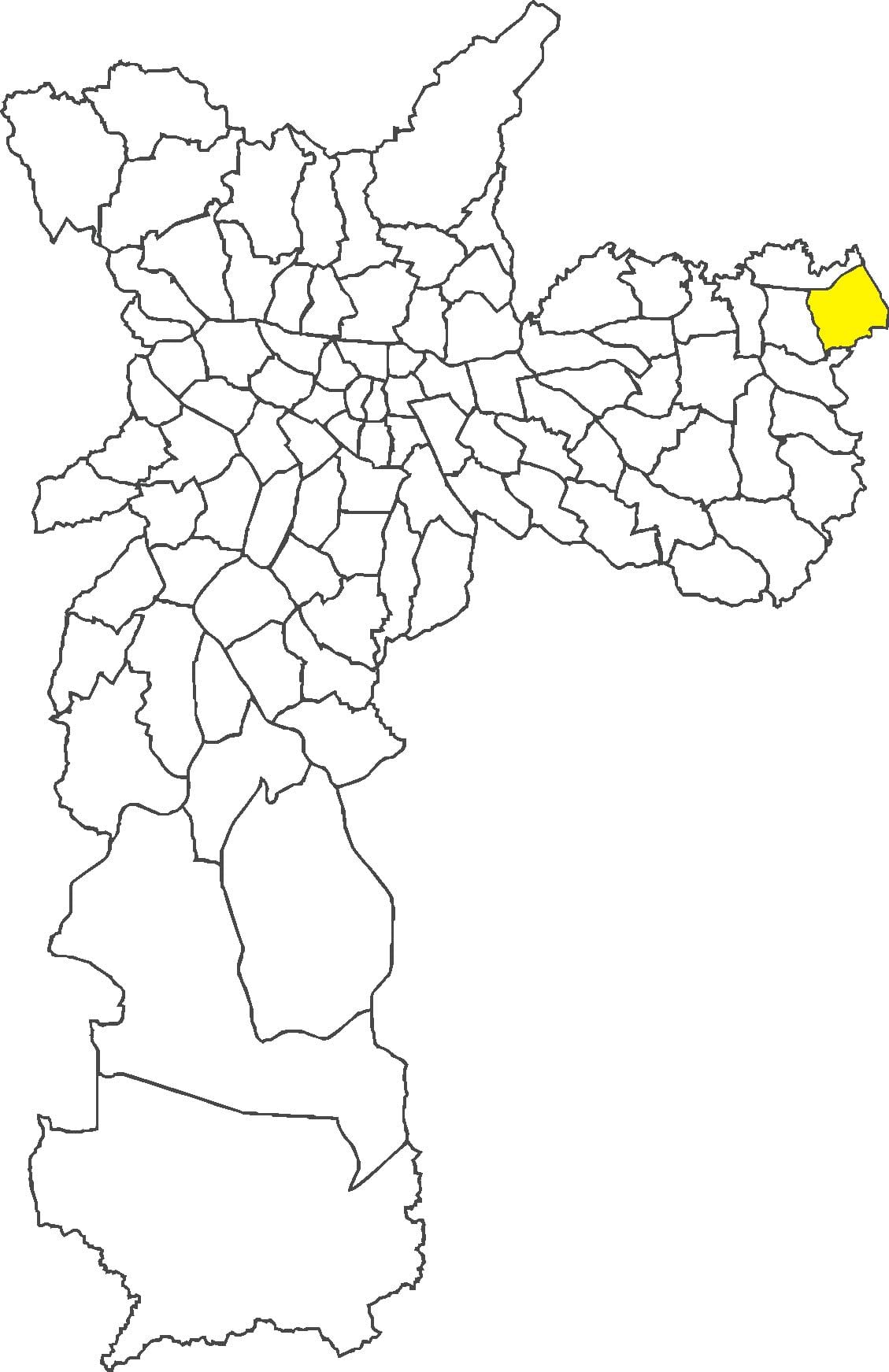 Карта Итайн Паулисте раён