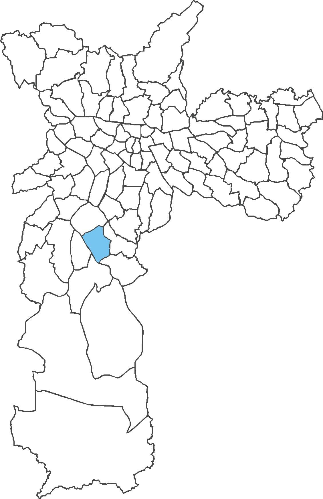 Карта Кампу-Грандзі раён