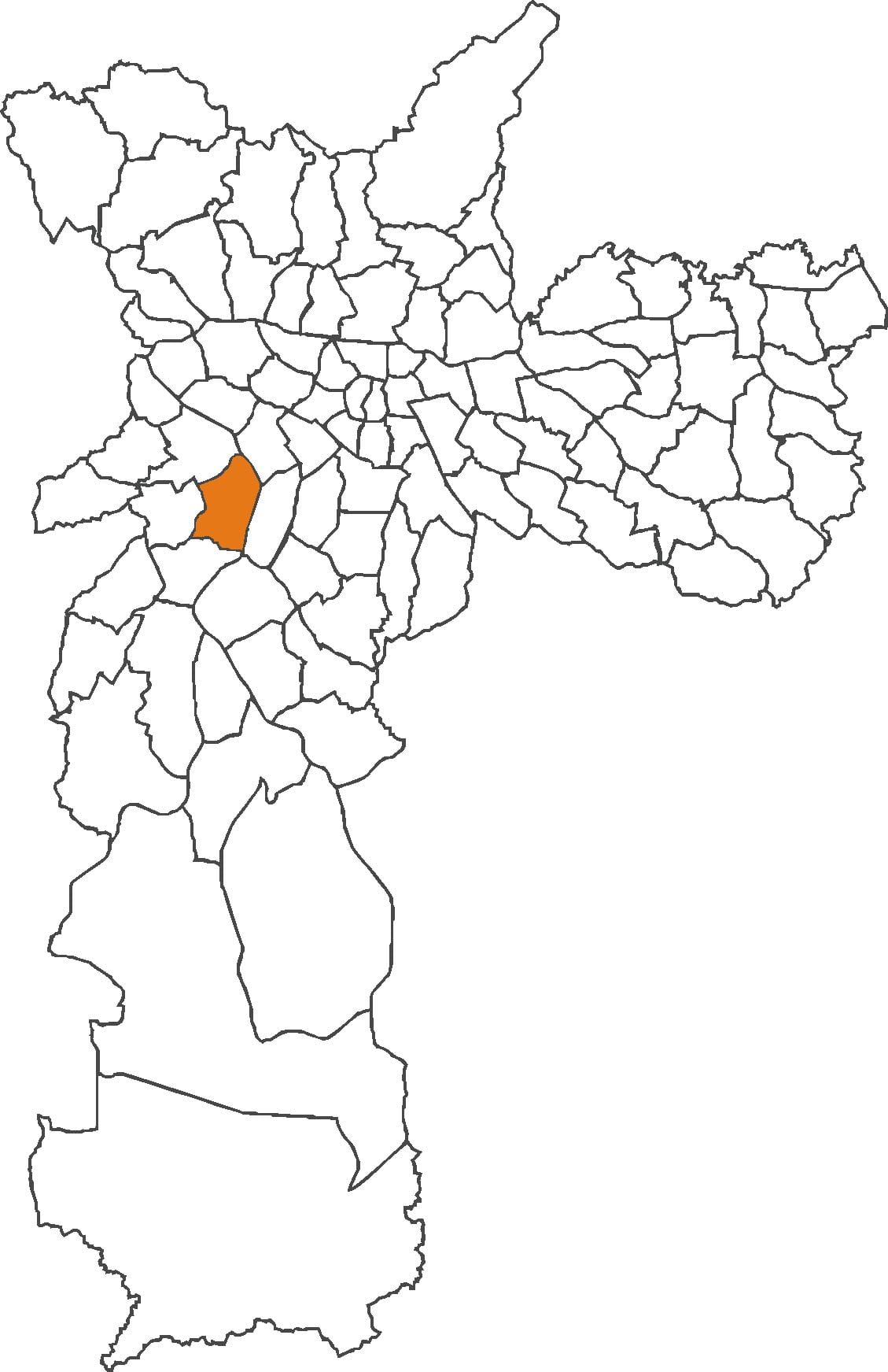 Карта раён Морумби