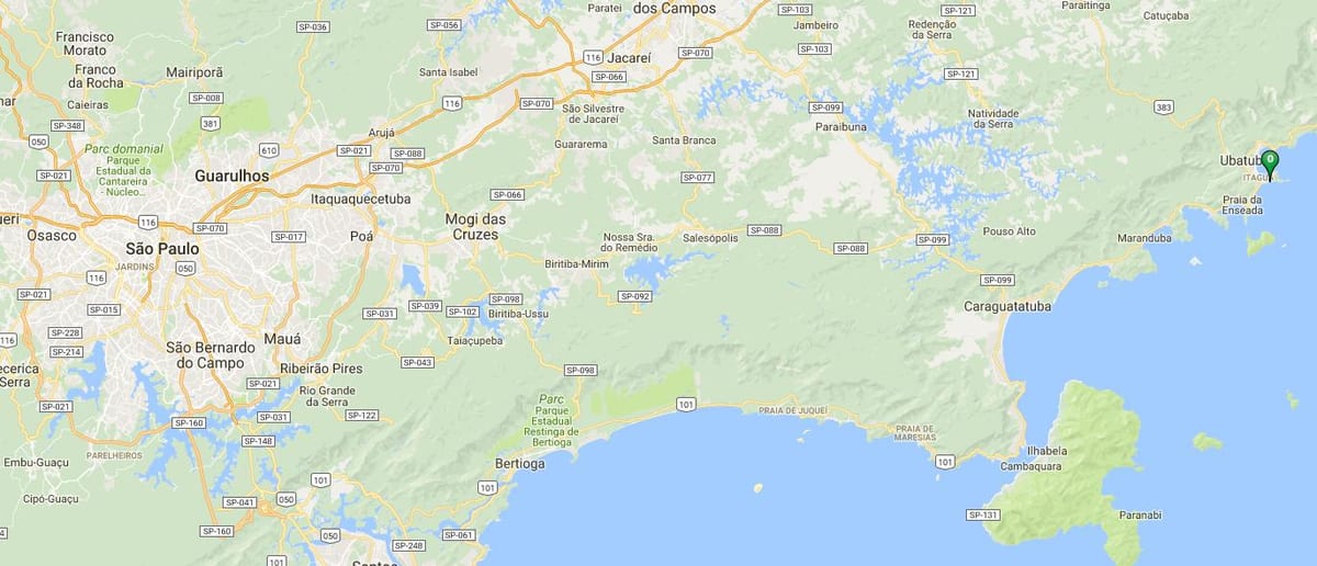 Карта пляжу Вермелья