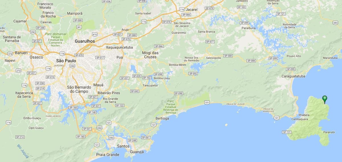 Карта пляж Спакою