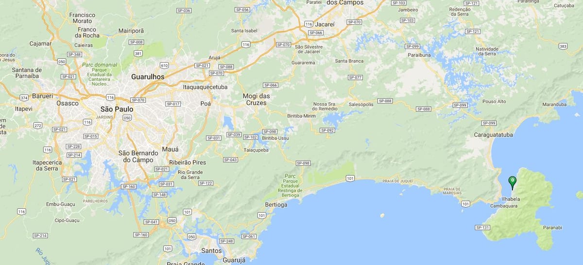 Карта пляжу Pequeá