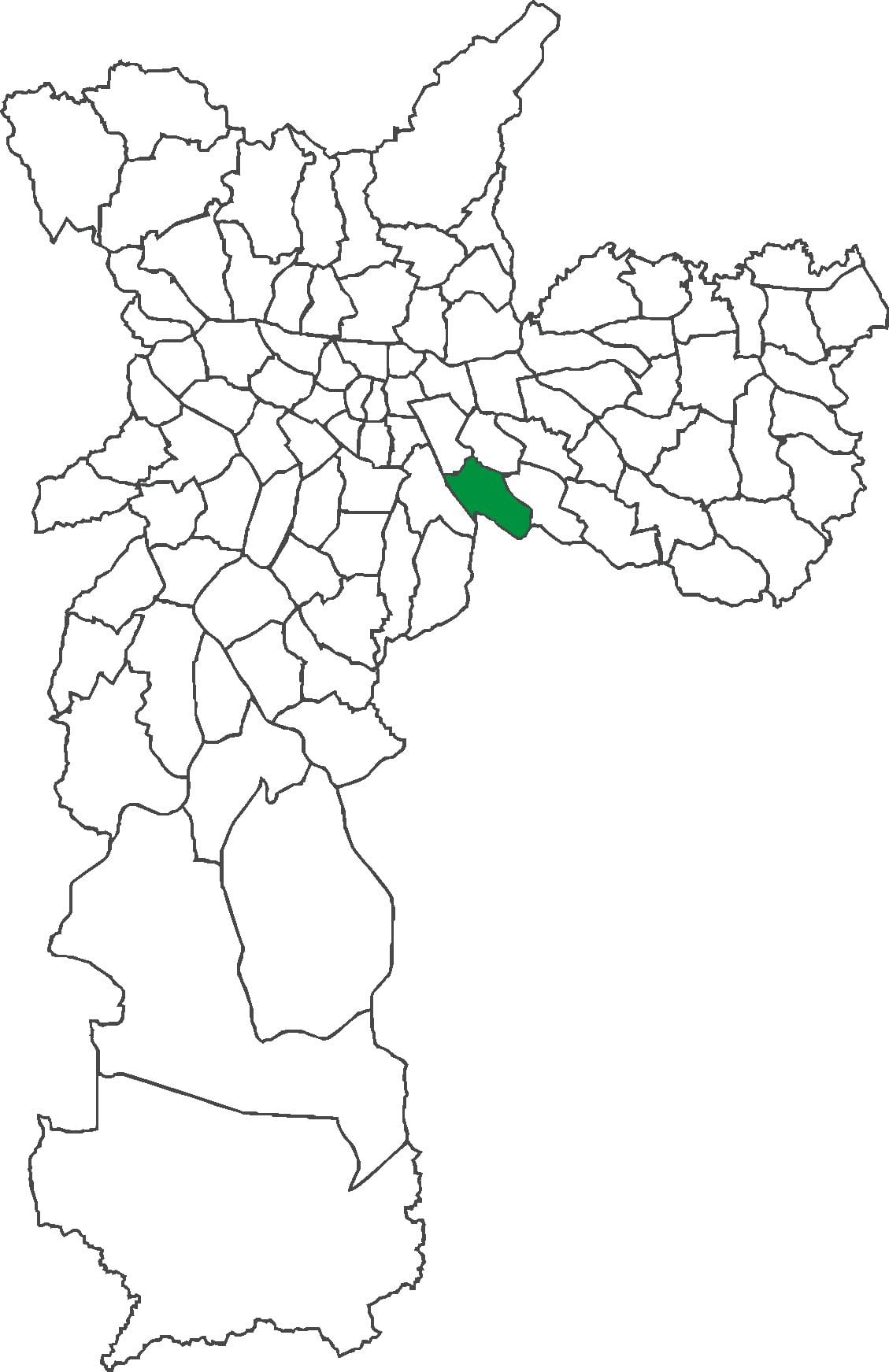 Карта раён Віла-Пруденти