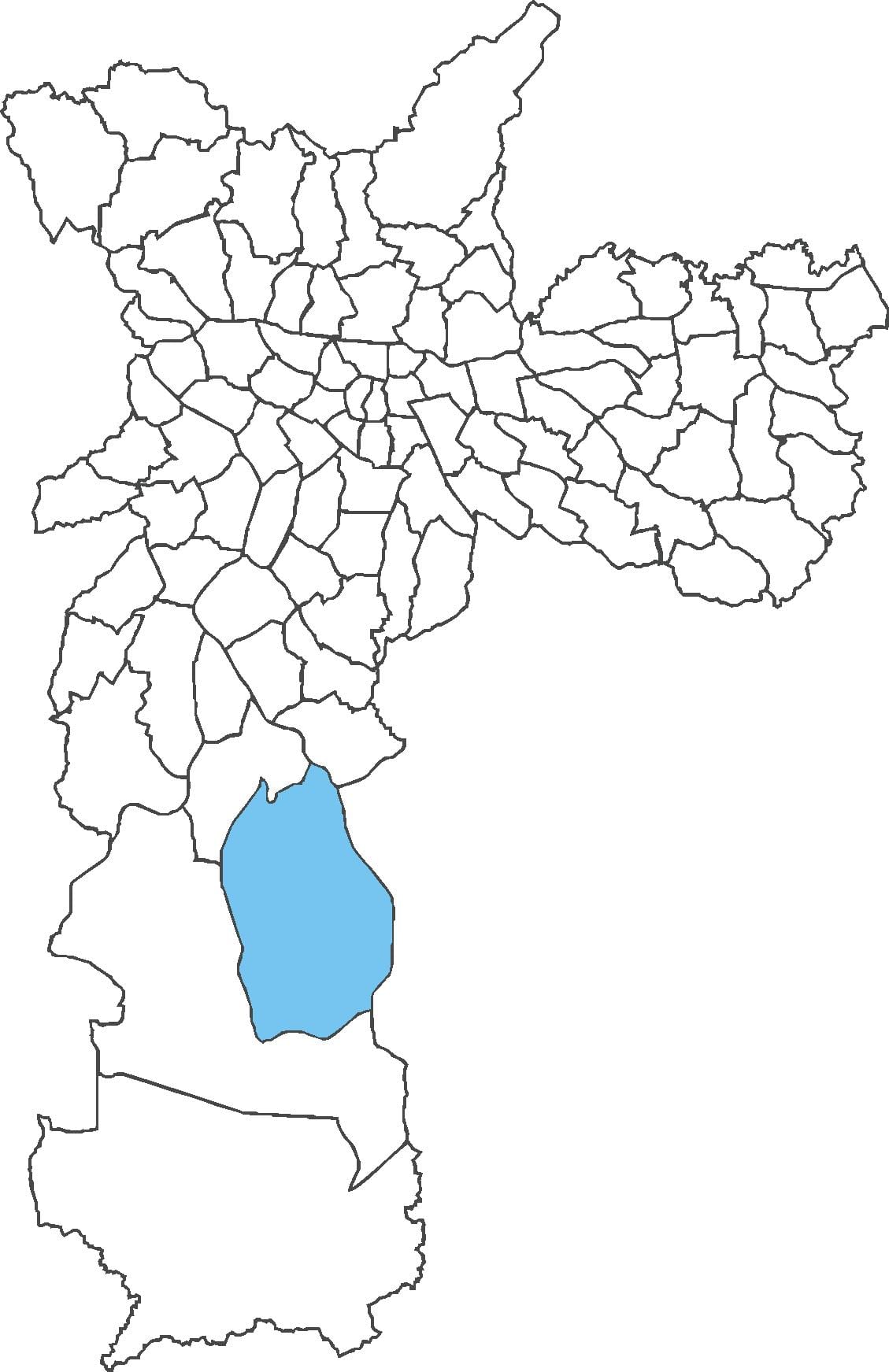 Карта раён Grajaú