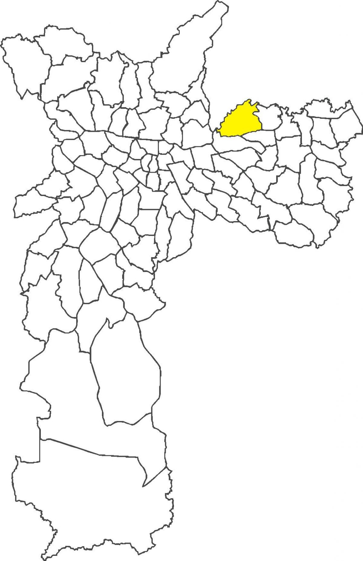 Карта Cangaíba раён
