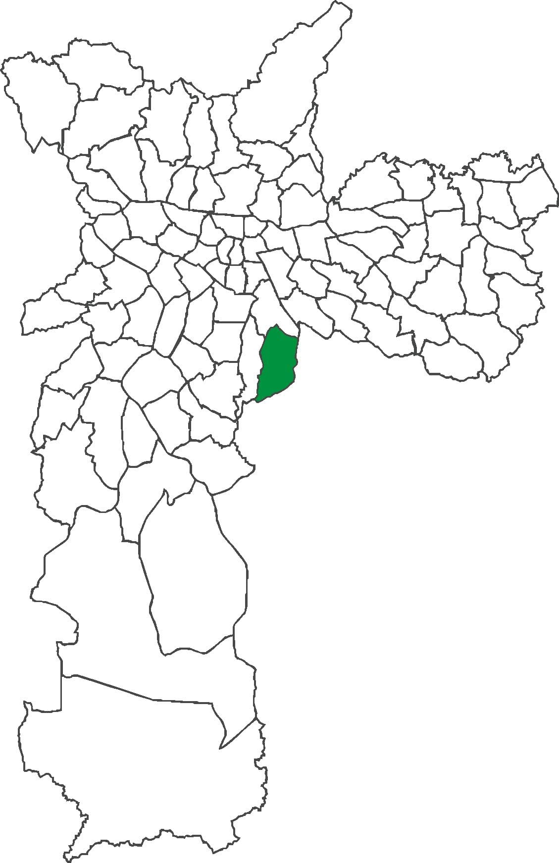 Карта Sacomã раён