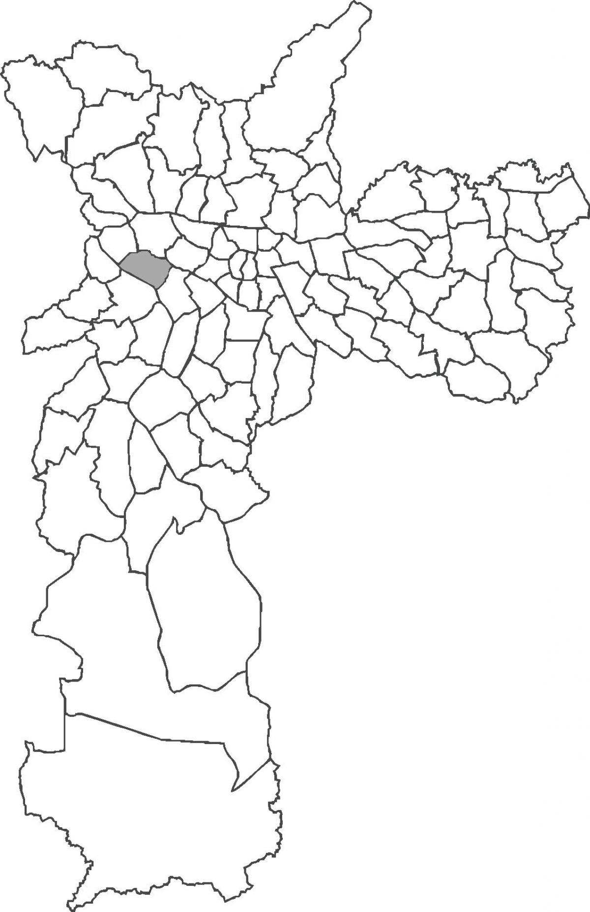 Карта Альта-дэ-Пинейрос раён