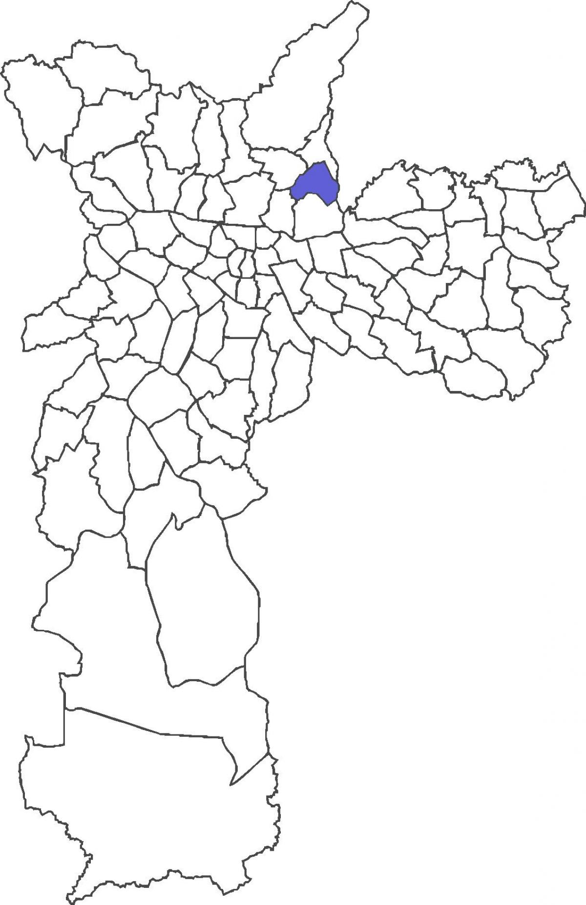 Карта раён Віла Медейрос
