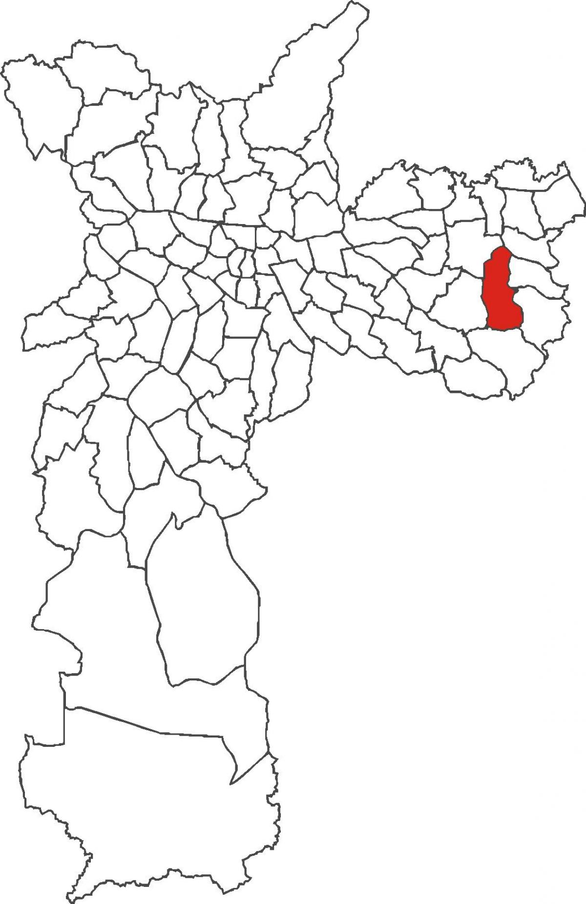 Карта раён Жазэ Бонифасиу