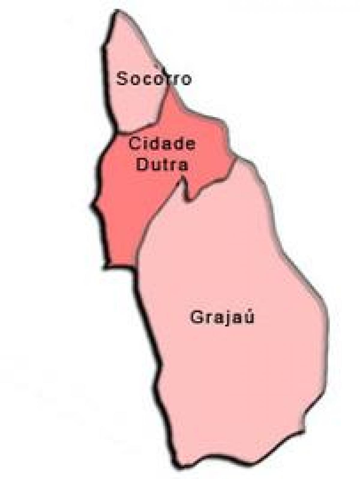 Карта Капела ДУ Сокорро супрефектур