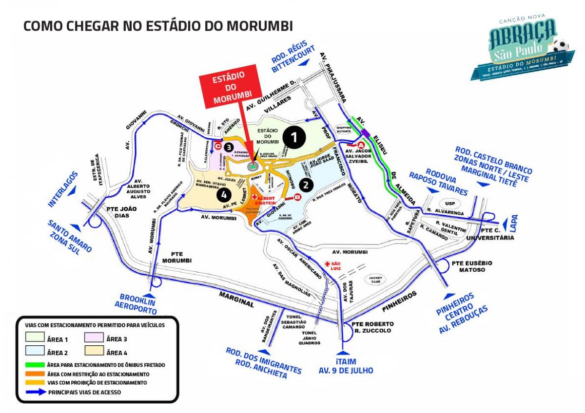 Карта Морумби стадыён
