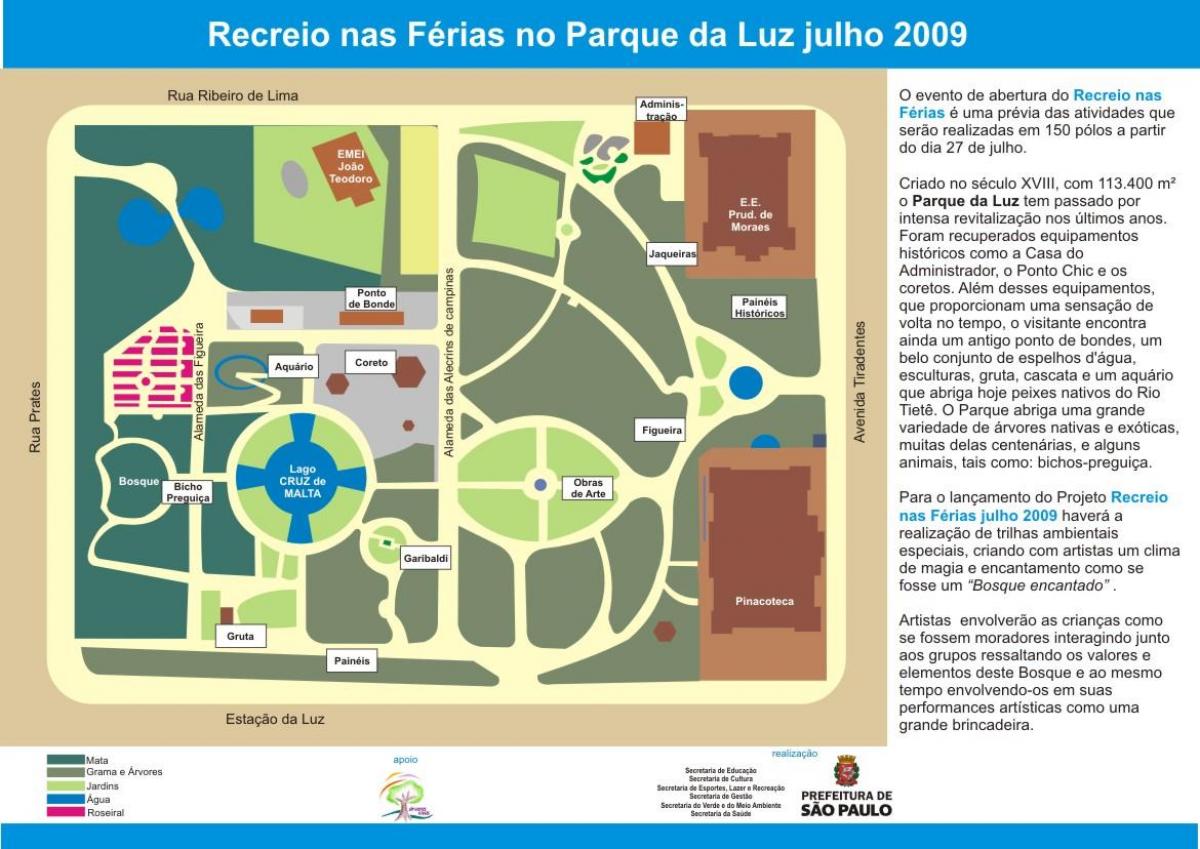 Карта парк Лус-Сан-Паўлу