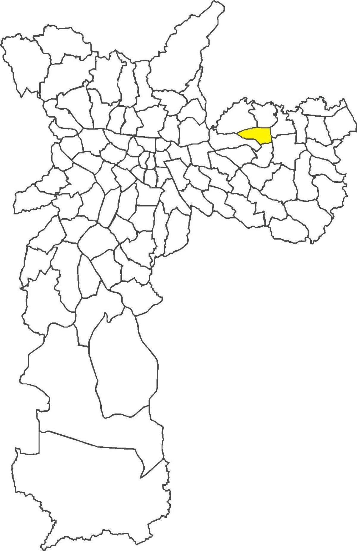 Карта Понтэ Раса раён