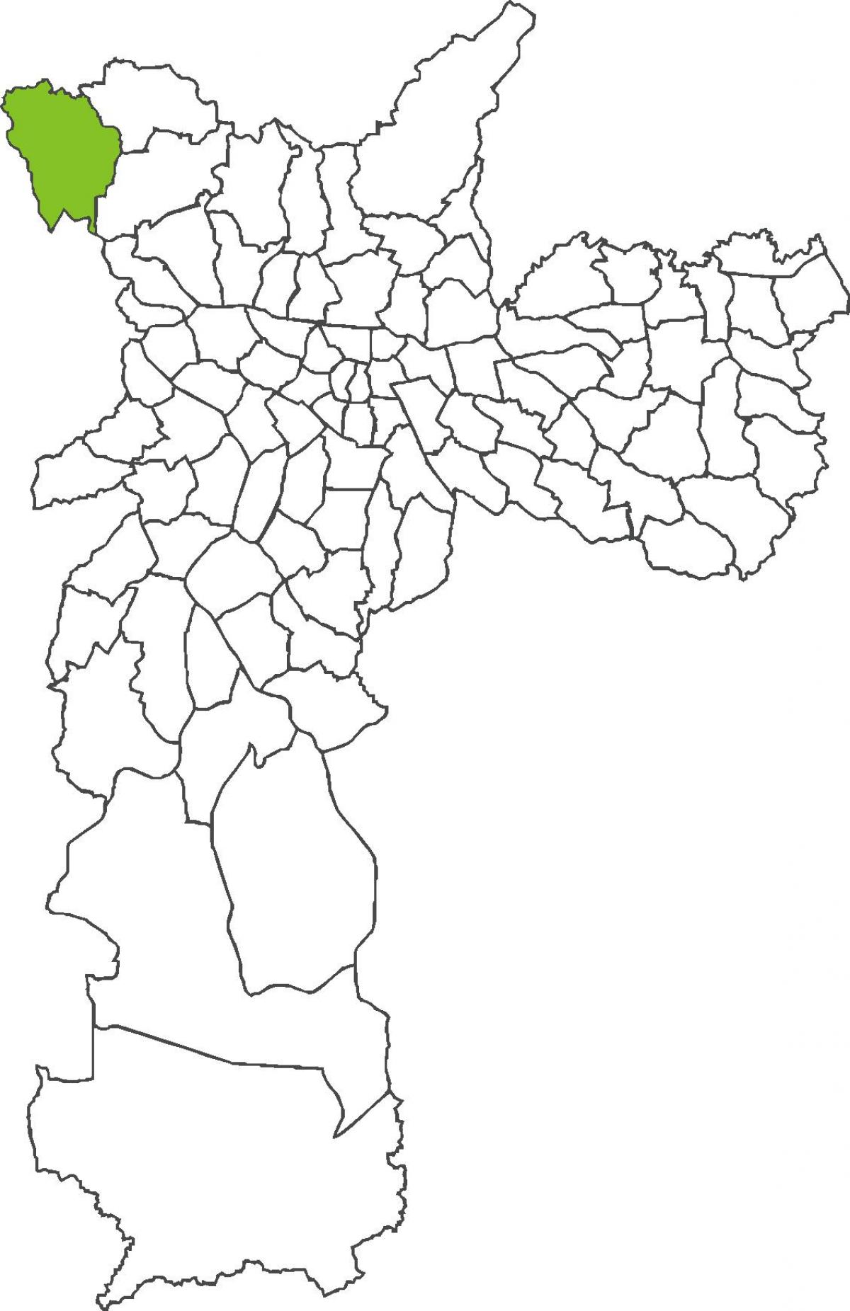 Карта раён Anhangüera