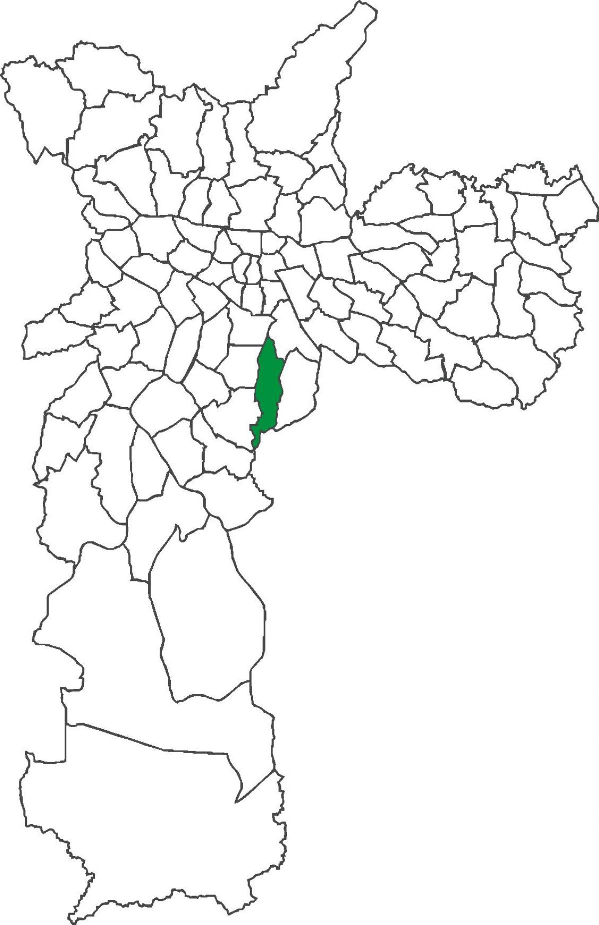 Карта раён Cursino
