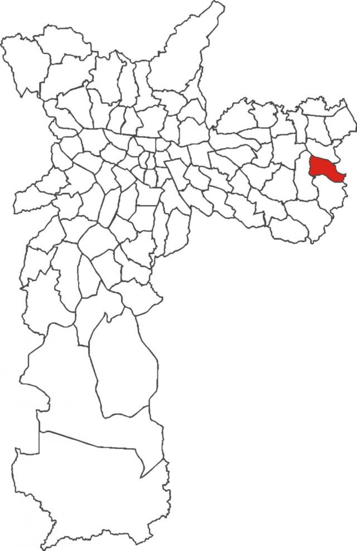 Карта Guaianases раён