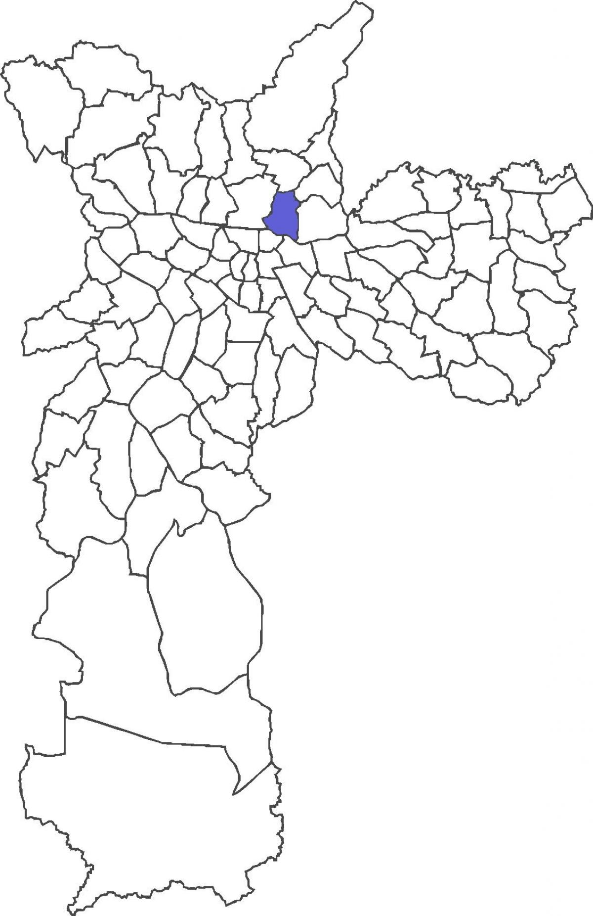 Карта раён Віла Гильерне
