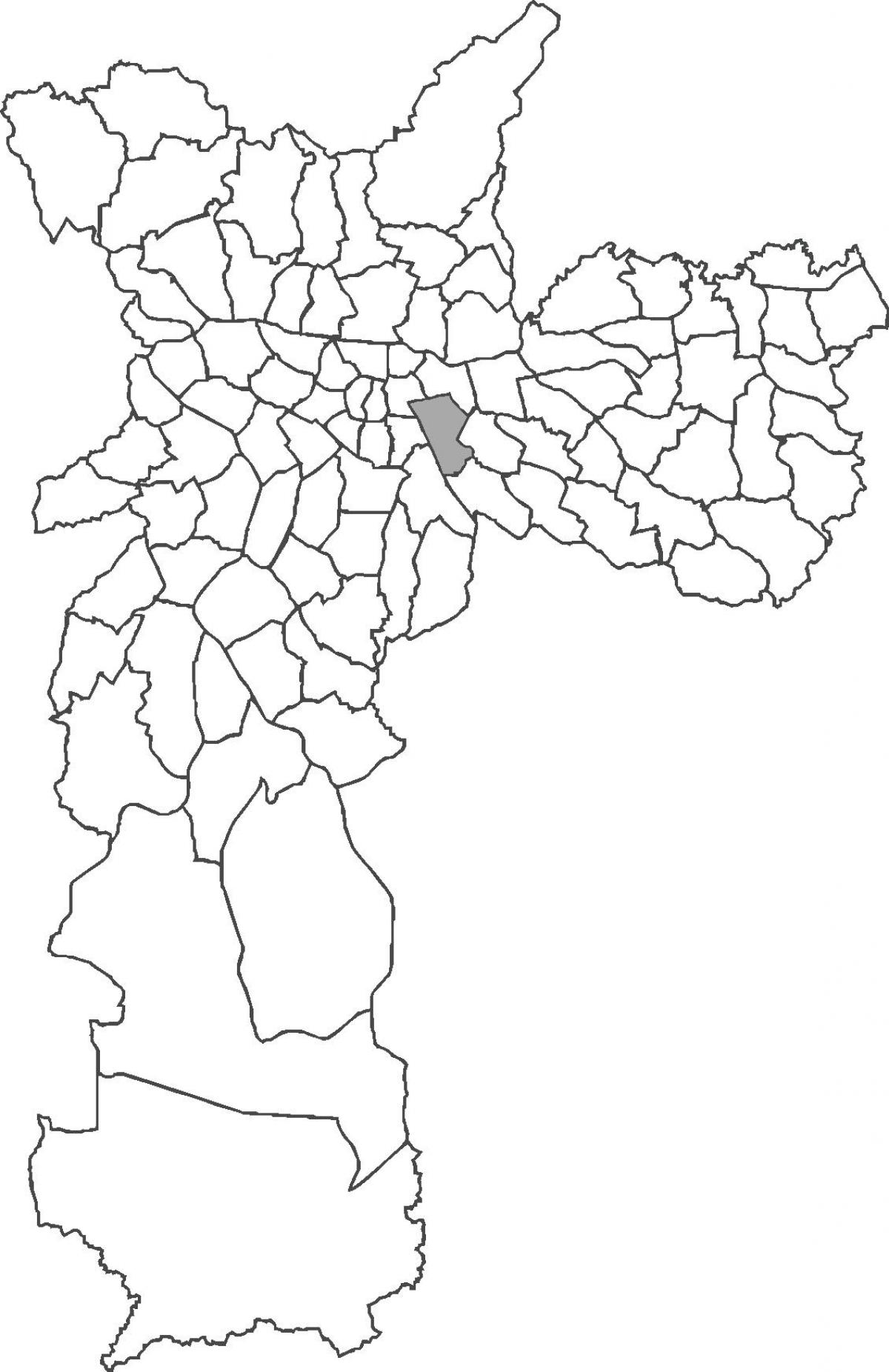 Карта станцыі раён