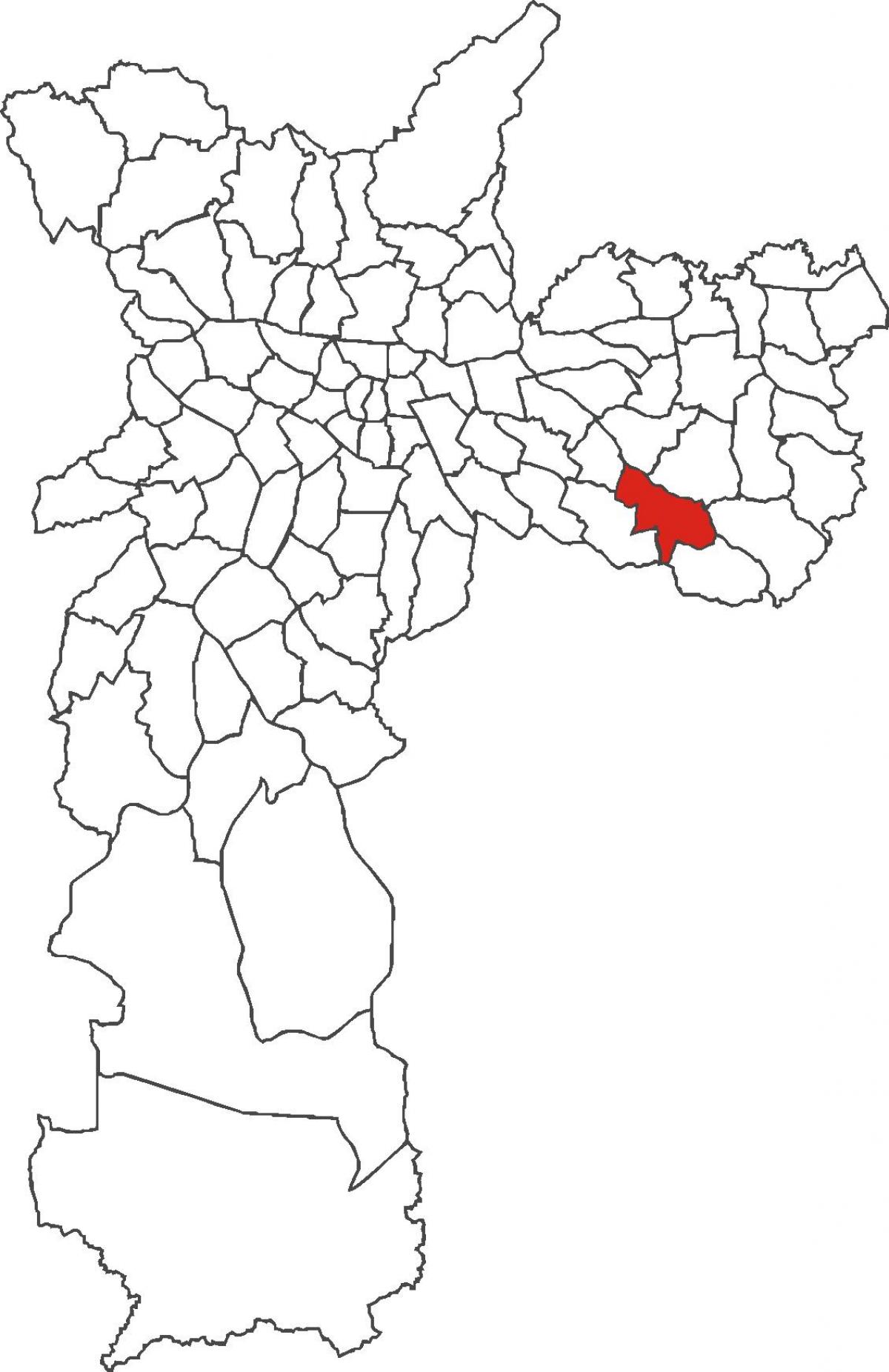 Карта Сан-Матеус раён