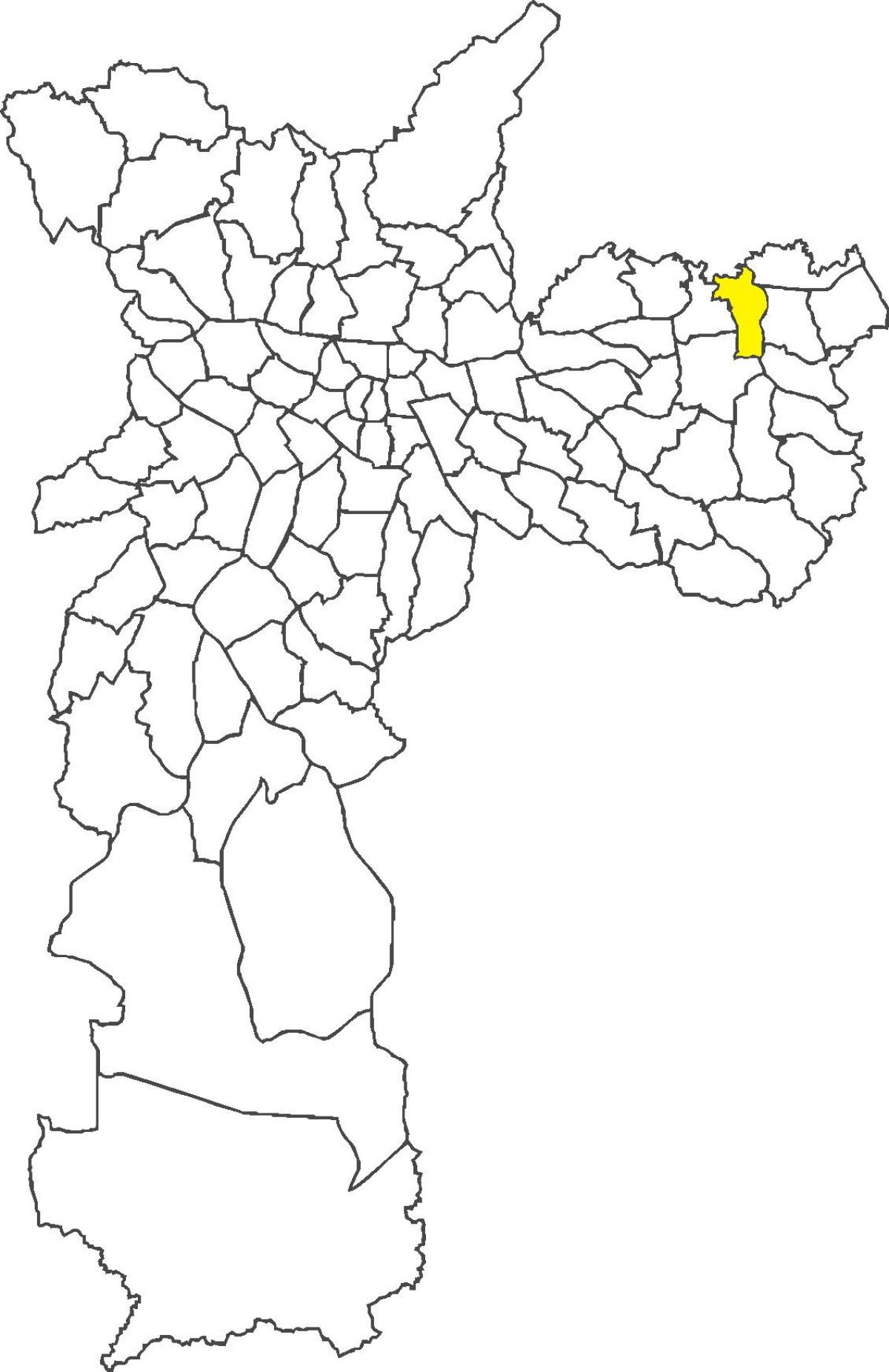 Карта Сан-Мигел-Паулиста раён