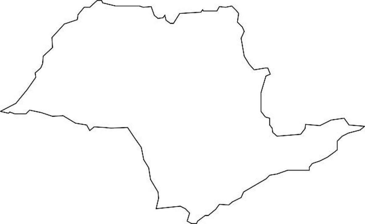 Карта Сан-Паўлу вектар