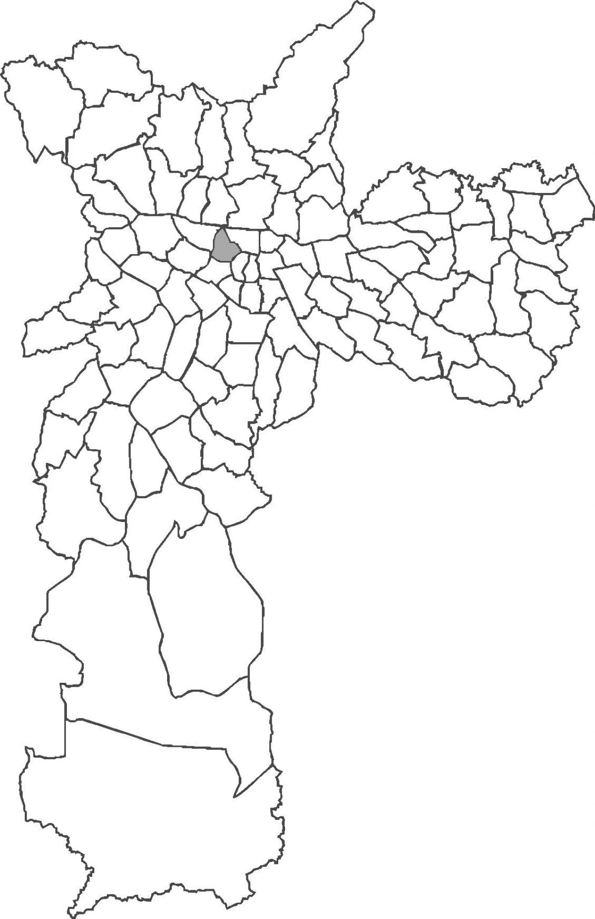 Карта Санта-Сесіліі раён