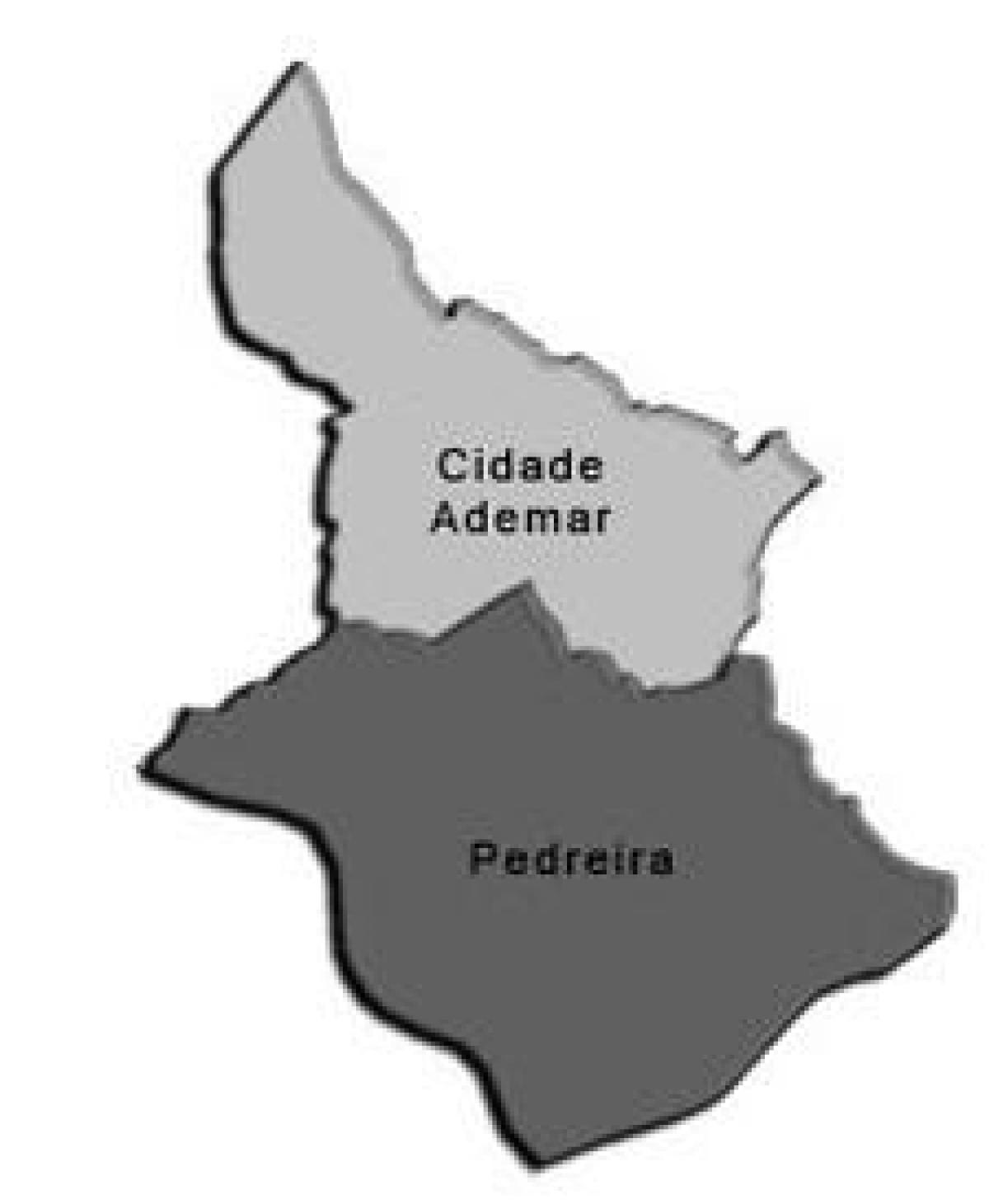 Карта горада супрефектур Адемар