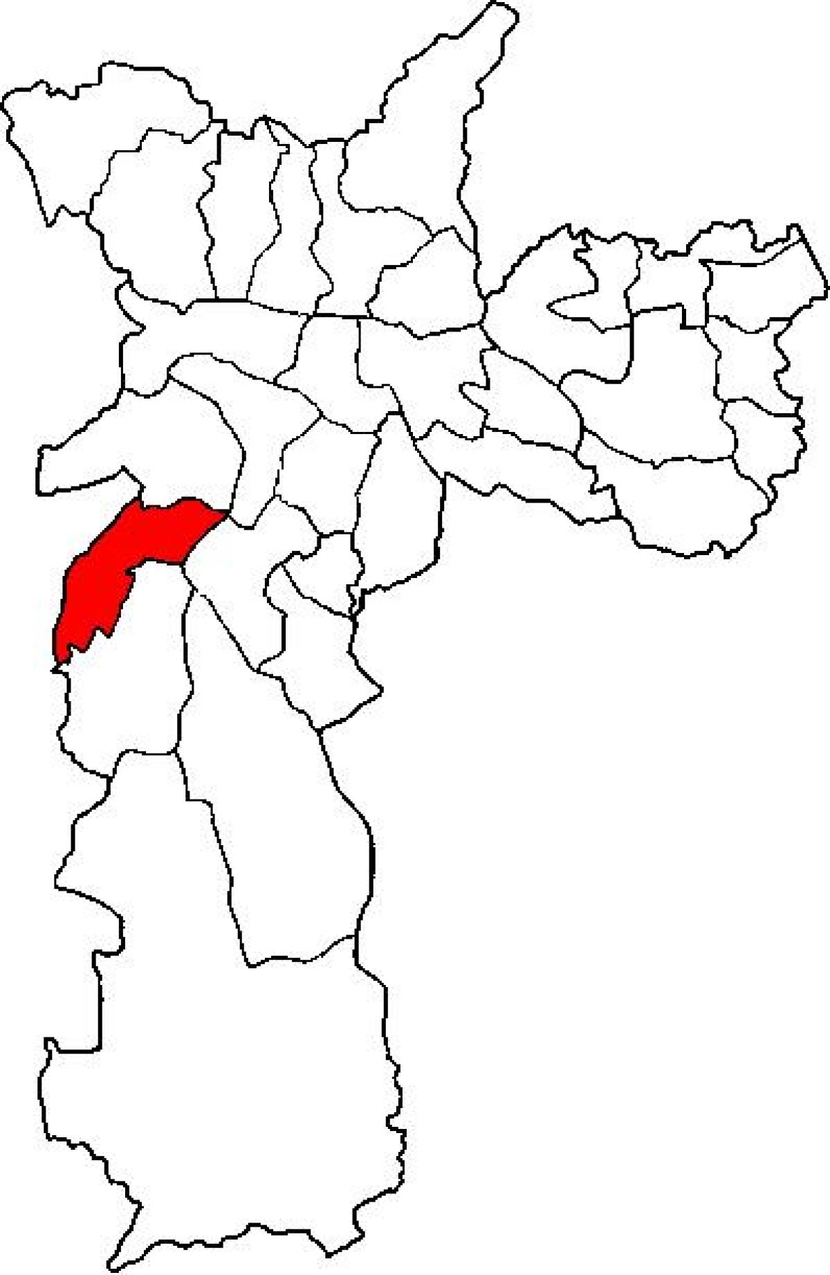 Карта супрефектур Кампу-лимпу-Сан-Паўлу