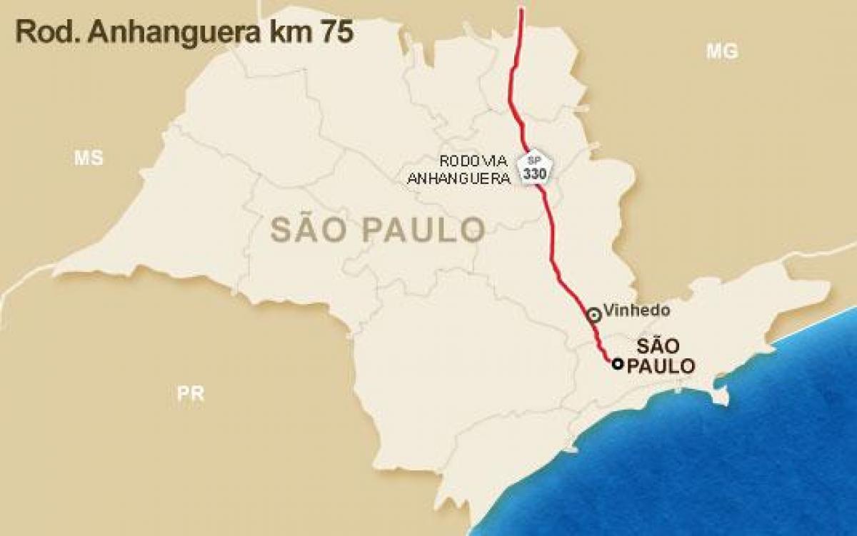 Карта шашы Аньянгуэра - СП 330