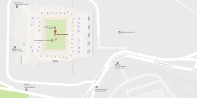 Карта "Арэна Карынціанс" - доступ
