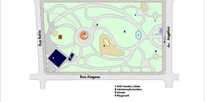 Карта Буэнас-Айрэс, Сан-Паўлу парк