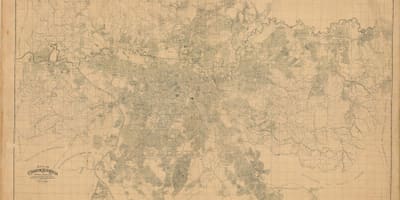 Карта былы Сан - Паўлу - 1943