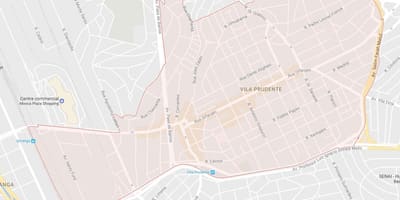 Карта Сан-Паўлу-Віла-Пруденти