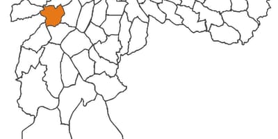Карта раён Віла Sônia