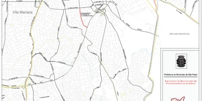 Карта Ипиранга-Сан-Паўлу - дарог