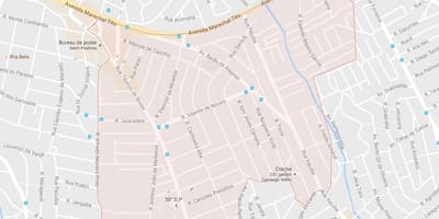 Карта Итайн Паулисте Сан-Паўлу