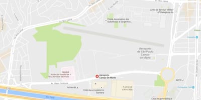 Карта аэрапорта Кампа-дэ-сакавіку
