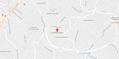 Карта Кампу-Лимпу-Сан-Паўлу