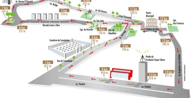 Карта карыда Сан-Сильвестре