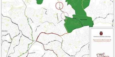 Карта Каса-Вэрдэ, Сан-Паўлу - дарог