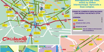 Карта супермаркеты у Сан-Паўлу