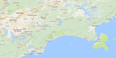 Карта пляжу Сако-ды-Рыбейру