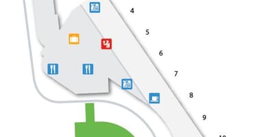 Карта аэрапорт СКД