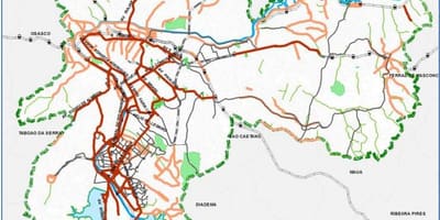 Карта Сан-Паўлу веласіпедная дарожка