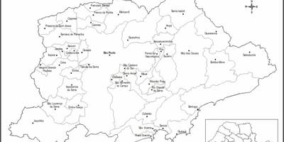 Карта Сан-Паўлу нявінніцы