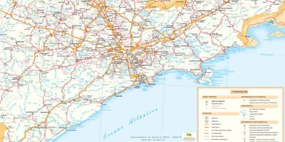 Карта горада Сан-Паўлу